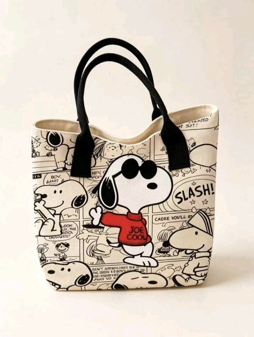 Snoopy Canvas Shoulder Tote Bag